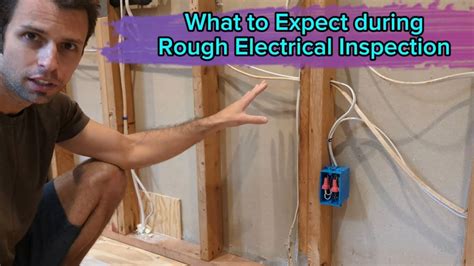 box prrp for rough electrical inspection|rough in inspection.